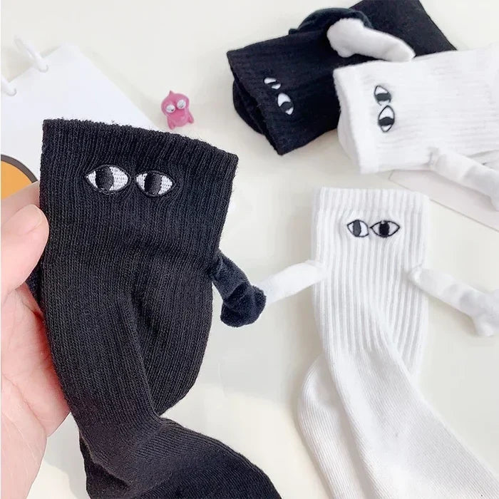 Hand In Hand Socks Magnetic Holding Hands Socks