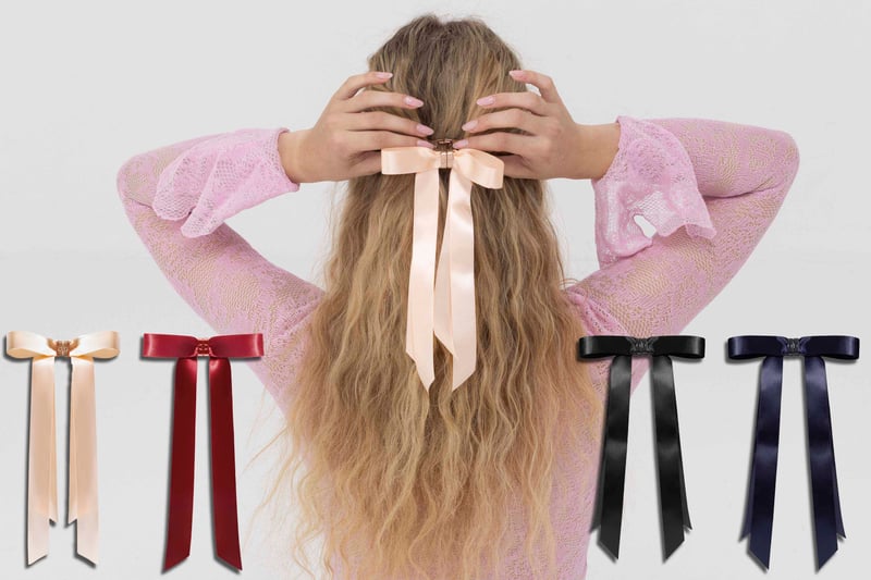 🎀Seamless Magnetic Bow Hair Clip – Strong Hold, No-Slip Everyday Styling