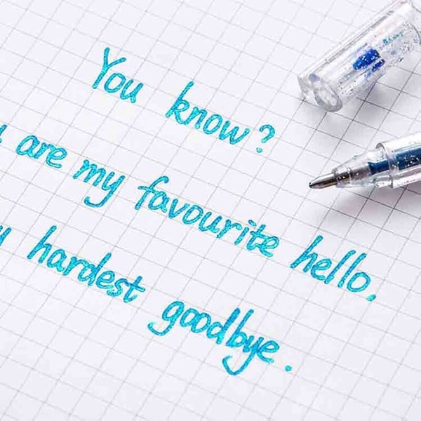 Glitter Gel Pen Set (8 colors)