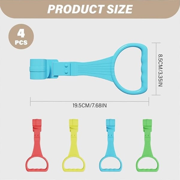 👶🏻2 Pcs Pull Up Ring for Baby Playpen Handle Grip for Toddlers - 4 Colors