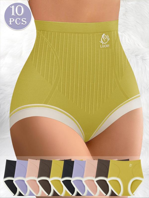 🔥Women's High Waist Seamless Panties , Casual Comfy Breathable（3-pack）