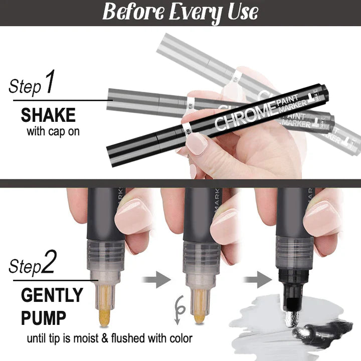 Mirror Chrome Markers