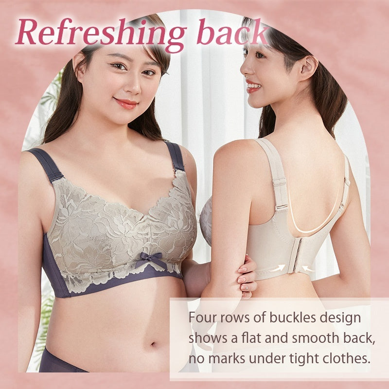 The Most Beautiful Lace Bra For Refreshing & Slimming, Wireless Design Also Offers Excellent Support