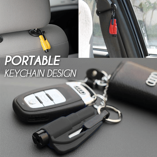 2 in 1 Self-rescue Emergency Keychain