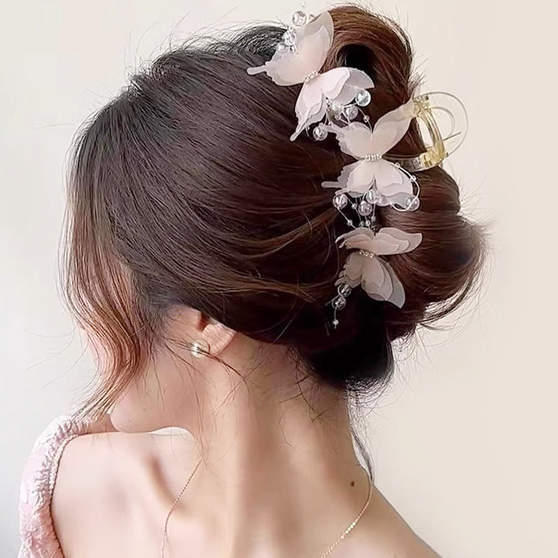 🎁Elegant Fashion Bow Grab Clip Hair Accessory
