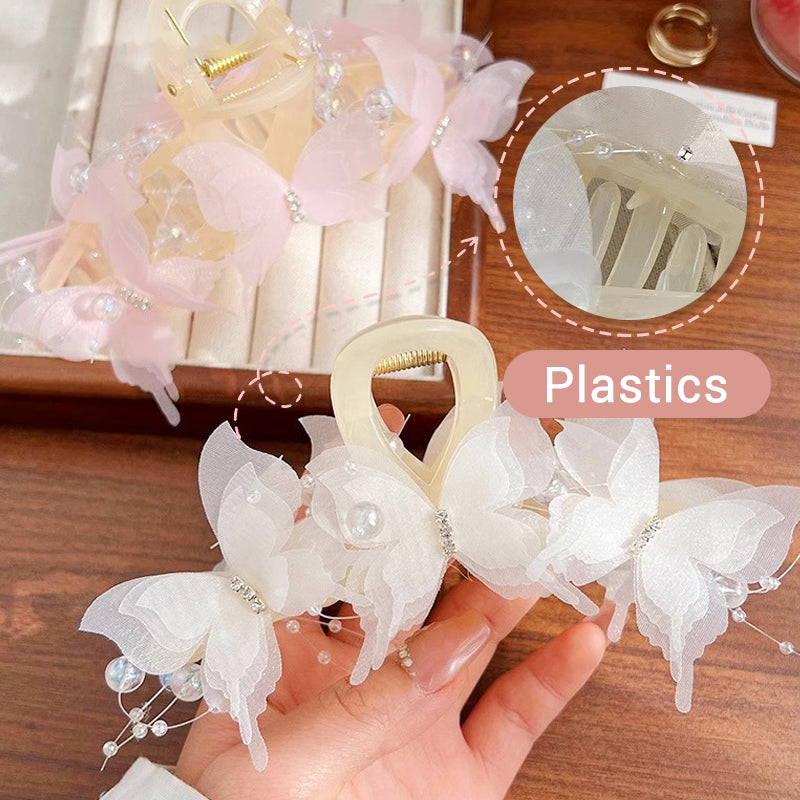 🎁Elegant Fashion Bow Grab Clip Hair Accessory