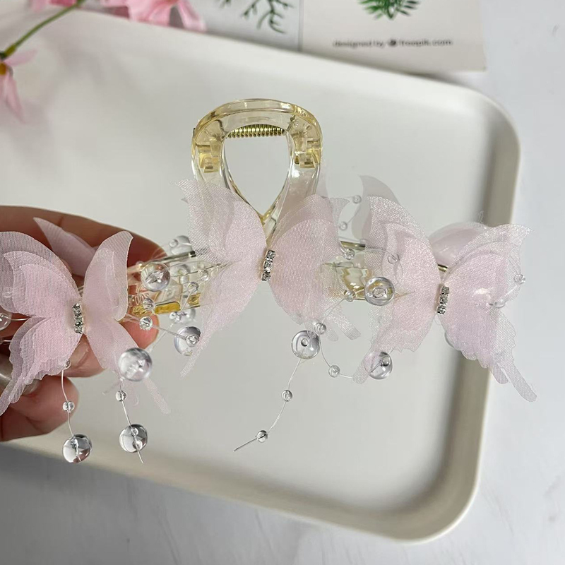 🎁Elegant Fashion Bow Grab Clip Hair Accessory