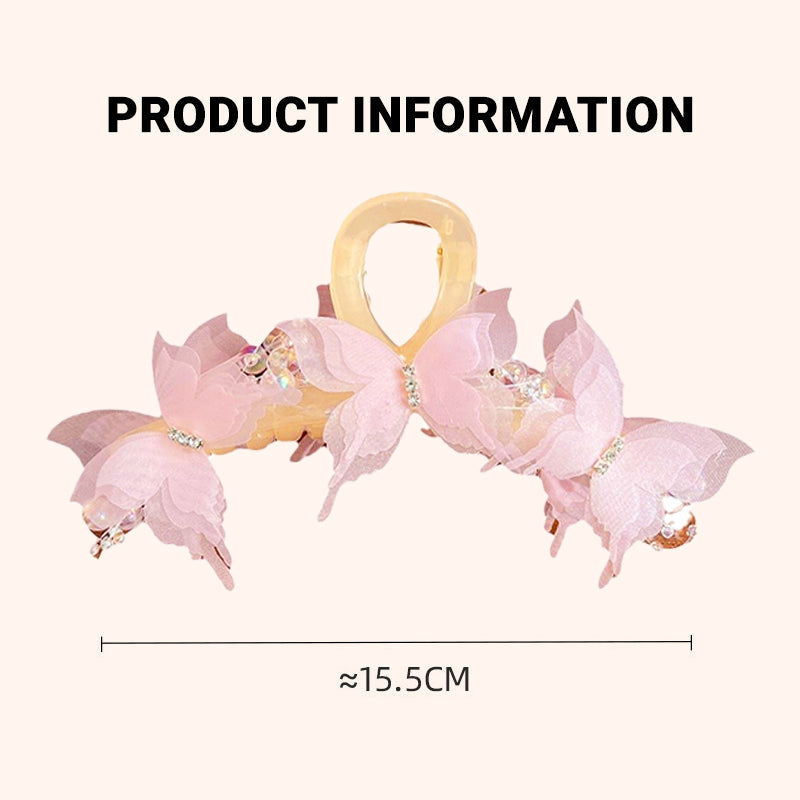 🎁Elegant Fashion Bow Grab Clip Hair Accessory