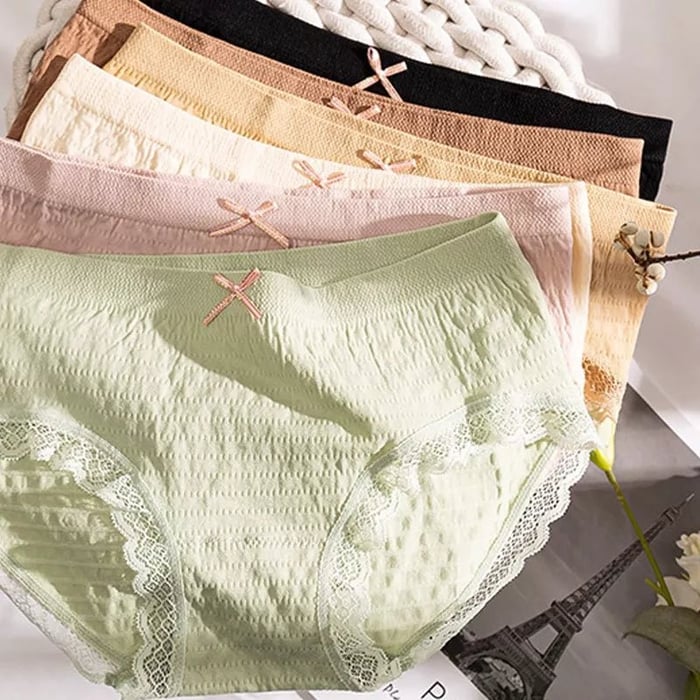 Cotton Antibacterial Panties (Buy 1 Free 1)