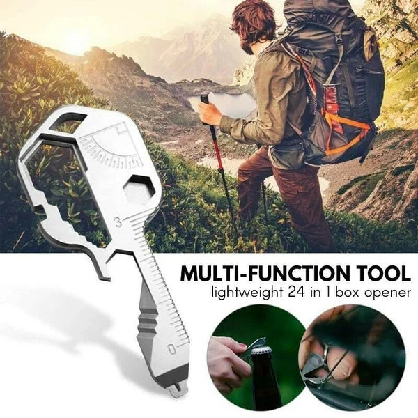 24 in 1 Key Shaped Pocket Tool