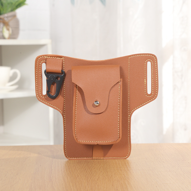 Multifunctional Leather Phone Belt Bag