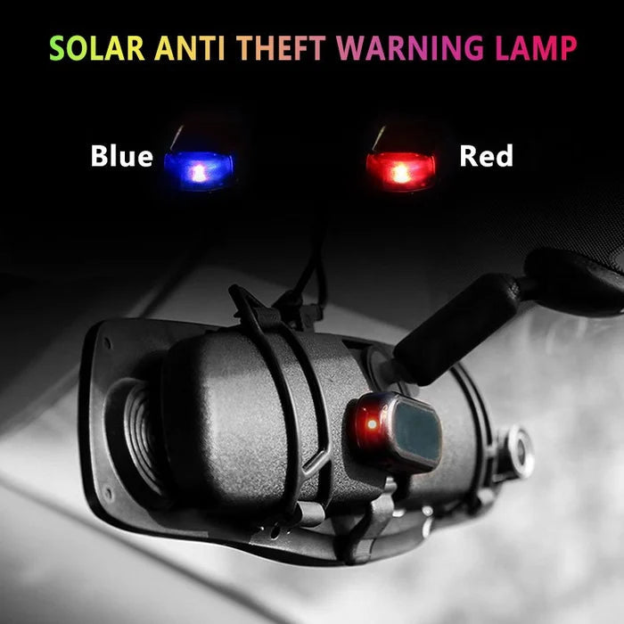 Car Solar Power Anti-Theft LED Flashing Security Light