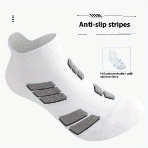 Unisex No-Show Sports Socks – 3 Pairs