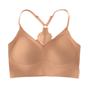 Seamless Lace-Back Everyday Bra